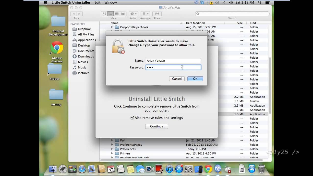 How to uninstall little snitch agent free